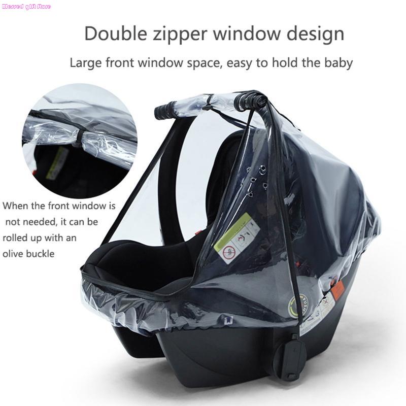 D0JC Xe Cho Bé Cho Ghế Che Mưa - đánh giá và giá Infant Car Seat Cover