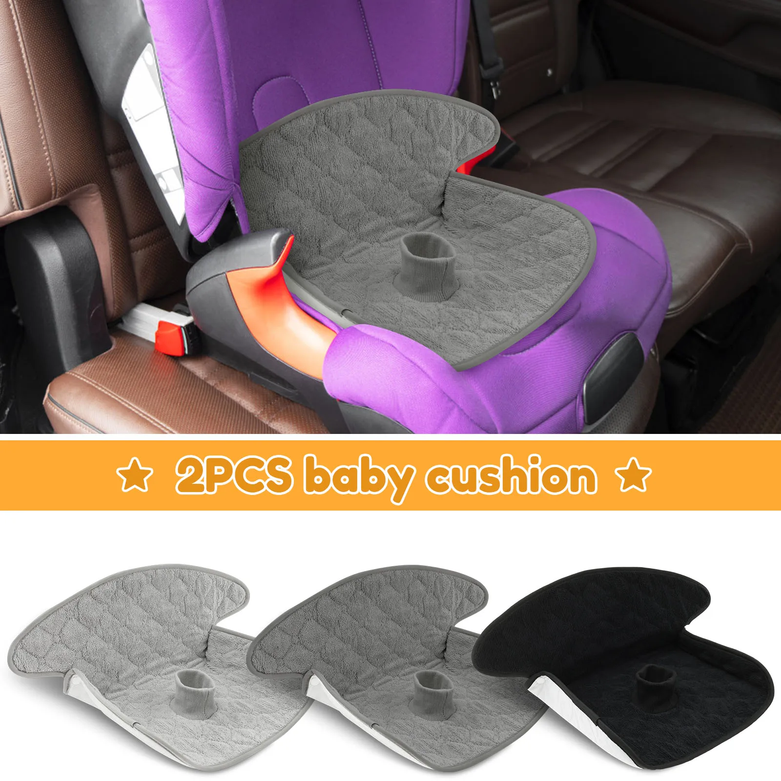 2 Pcs Baby Piddle Pad Polyeste - đánh giá và giá Infant Car Seat Cover