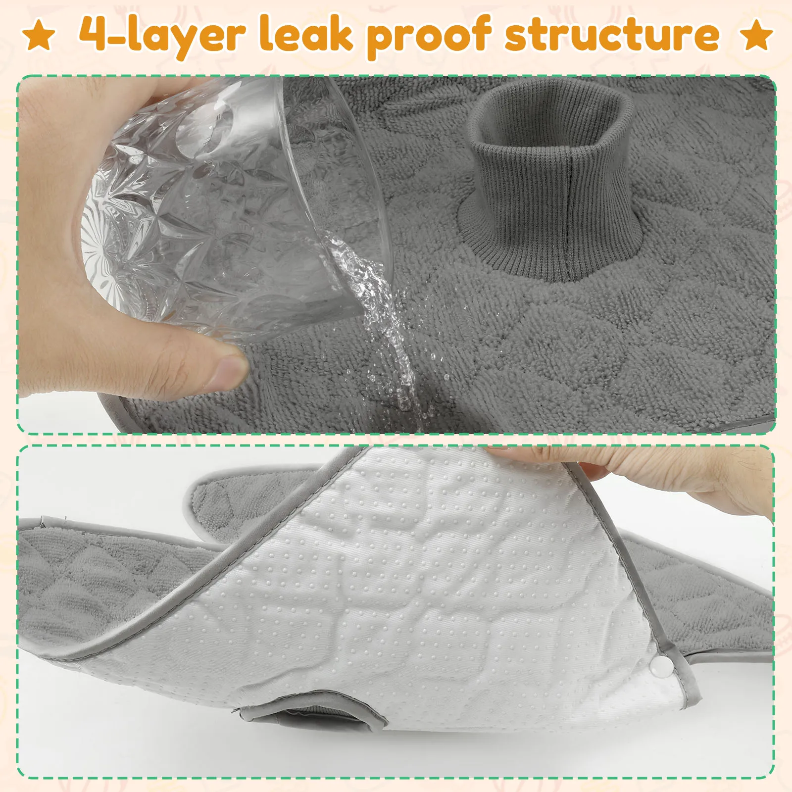 2 Pcs Baby Piddle Pad Polyeste - đánh giá và giá Infant Car Seat Cover