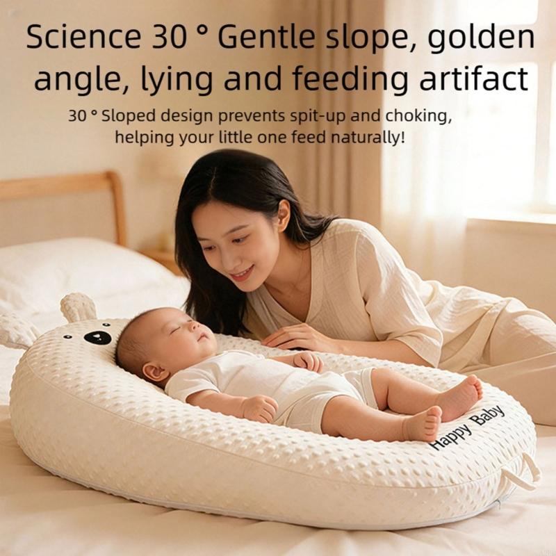 Bé Chấm Nghiêng Gối Họa Tiết H - đánh giá và giá Nursing Pillow Breastfeeding
